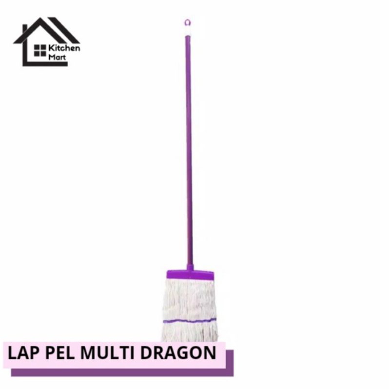 Lap Pel Mop Dragon Ungu Lap Pel Jepit Multifungsi Dragon