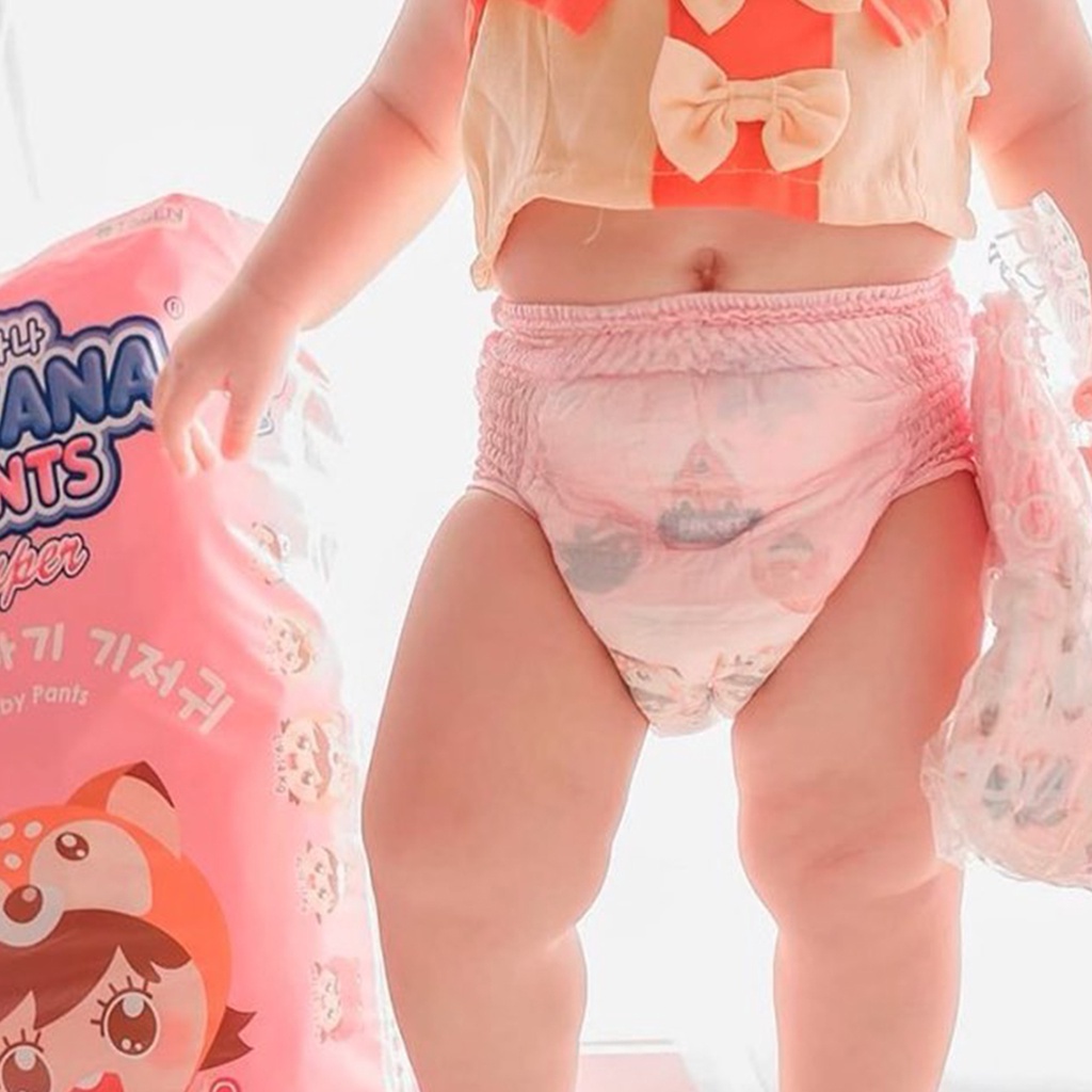 Pokana Pants Size XL 22 Super Girls Baby Diapers - Popok Bayi Premium