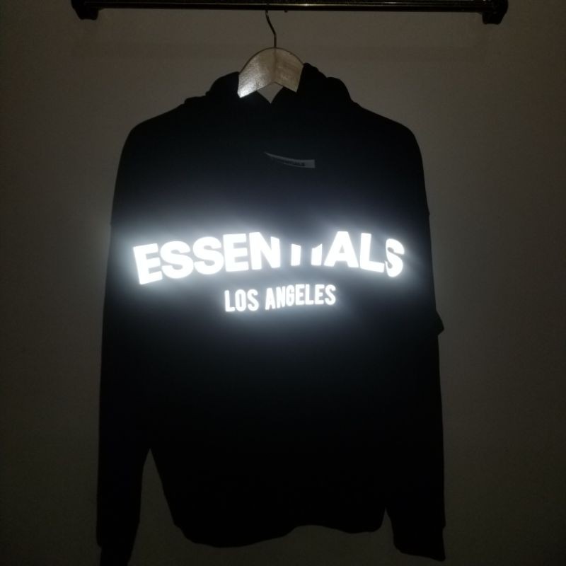 Fear Of God Essentials Hoodie Los Angeles Size L Black