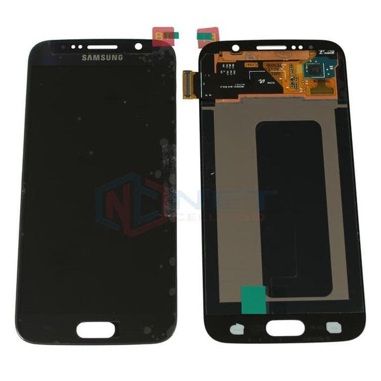 Unik LCD TOUCHSCREEN SAMSUNG GALAXY S6 FLAT / LCD TS SAMSUNG S6 FLAT / G920 - Biru Murah