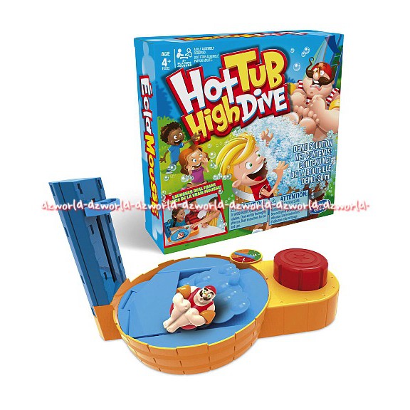 Hot Tub High Dive Hasbro Hottub Mainan Busa Busa Sabun