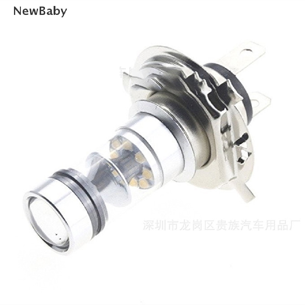 Lampu Depan Motor H4 100W 20 Led Hi / Lo Beam HID 6000K Warna Putih Power
