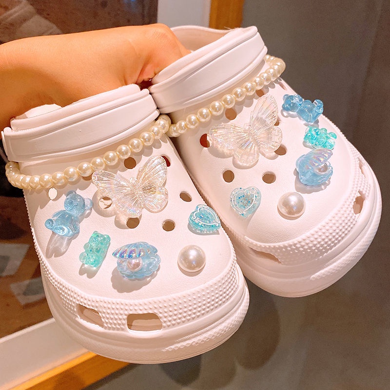 Crocs Charms Aksesoris Rantai Sepatu Mutiara Crocs Jibbitz Untuk Hadiah Anak Laki-Laki Dan Perempuan