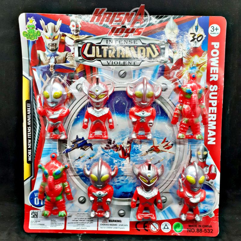 MAINAN ANAK ULTRAMAN ZERO MINI/SUPERHERO ULTRAMAN ORB isi 8pcs