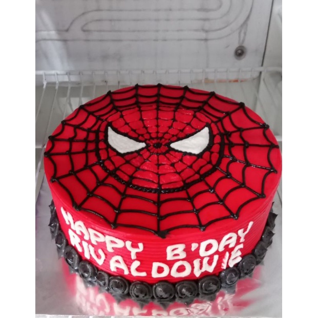 kue ulang tahun spiderman