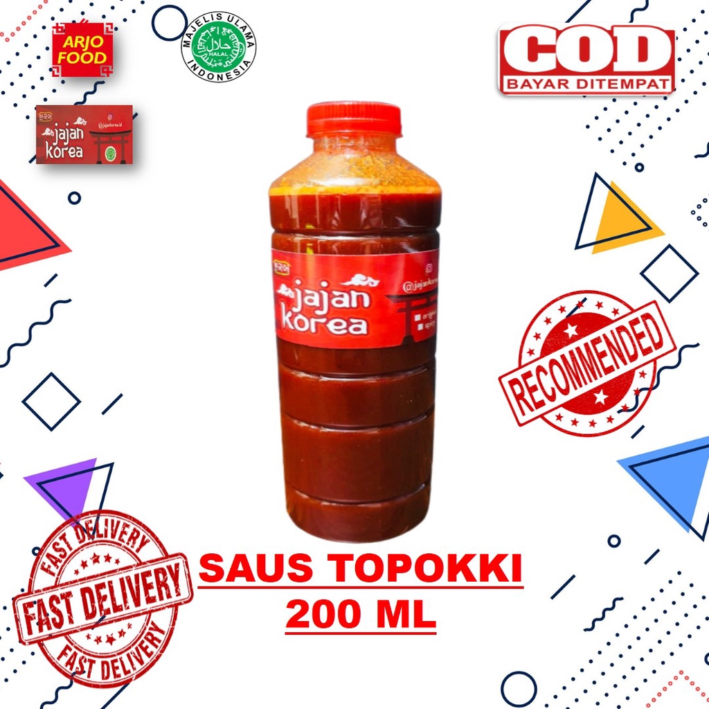 

Saus Topokki 200 Ml Teobokki Jajan Korea Halal BTS Drakor Kpop Hyung Halal Korean Street Food