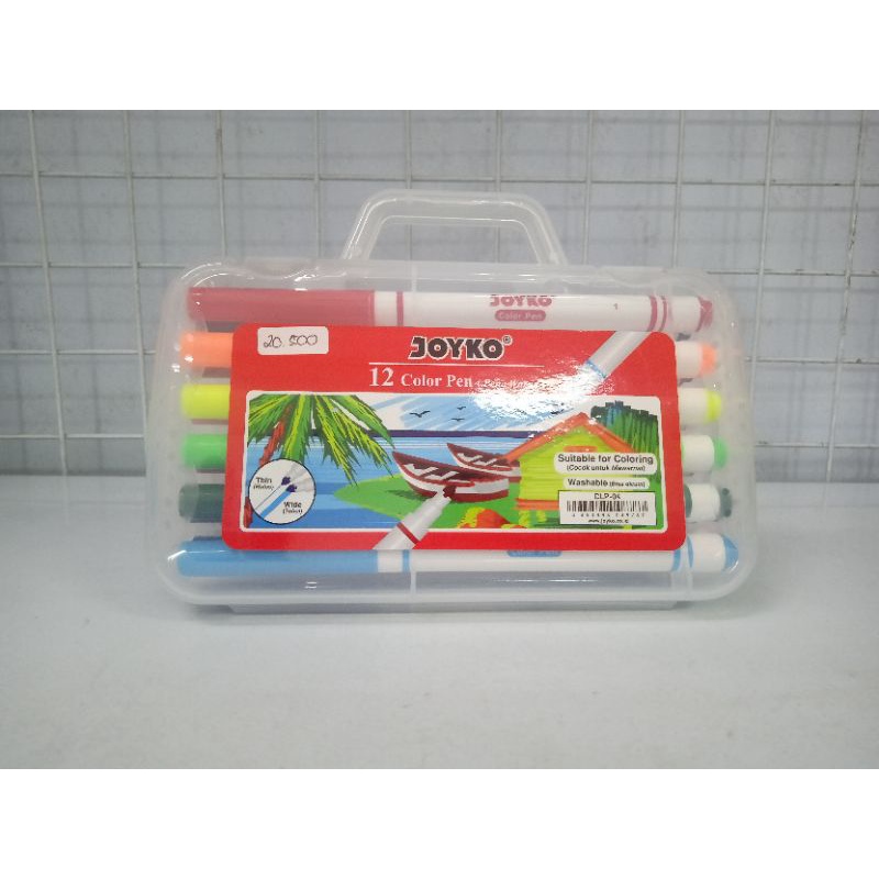 

Color Pen Pulpen Pena Warna Joyko CLP-04 12 Warna