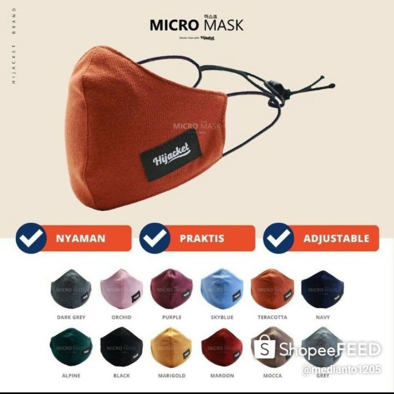 Masker Kain Micromask by Hijacket