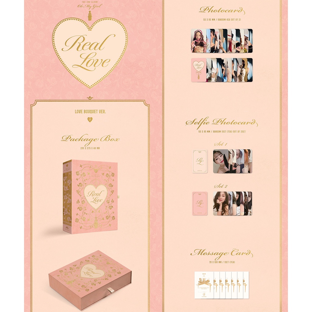 (Love Bouquet ver.) OH MY GIRL - 2nd Full Album Real Love LIMITED