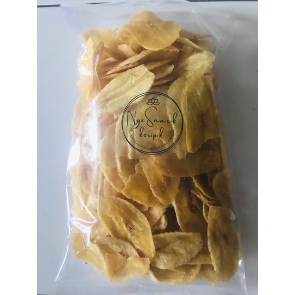

Keripik tipis Renyah Pisang Asin Sukabumi NgeSnackPalasari