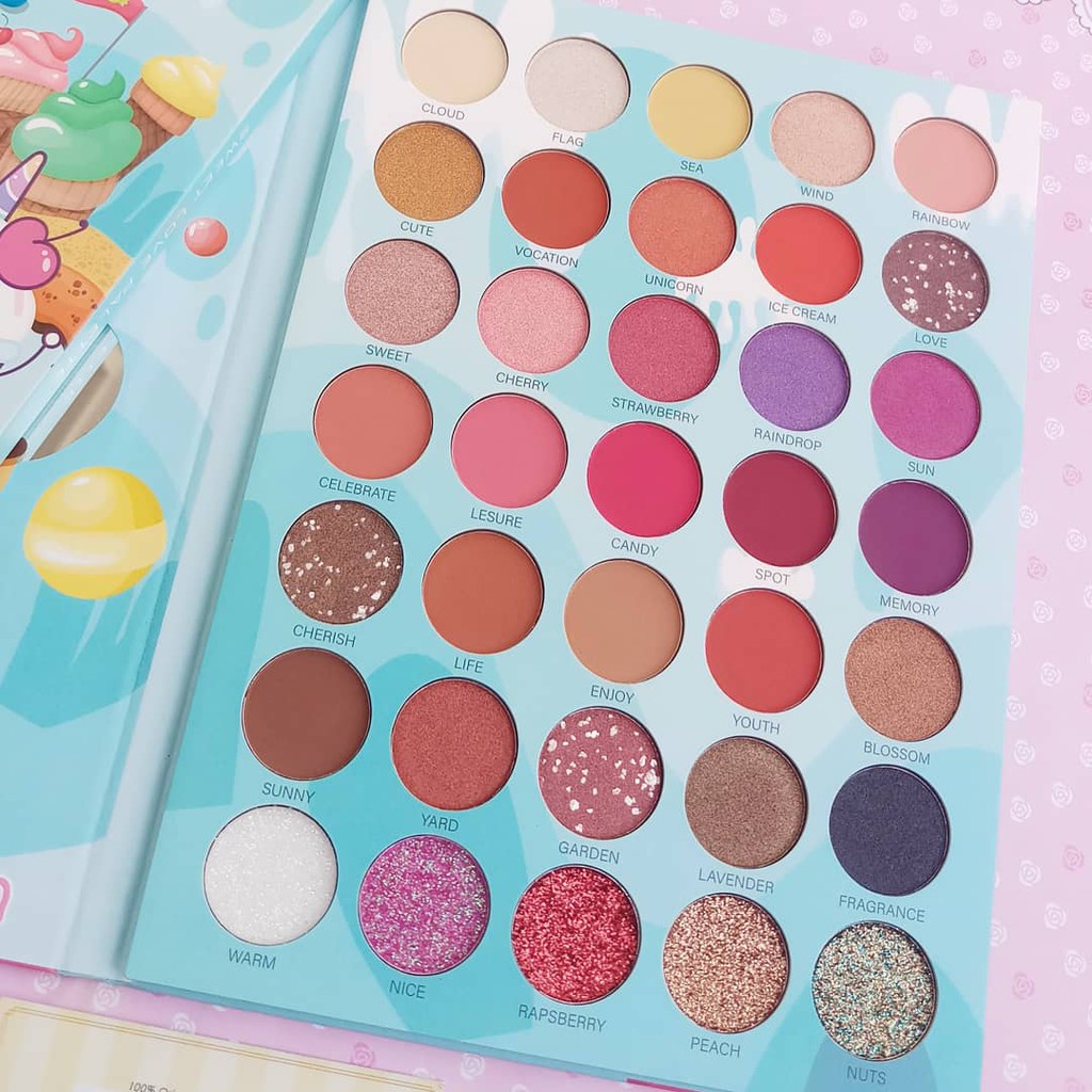 ANY LADY  SWEET LOVE UNICORN 35 COLOR EYESHADOW PALETTE