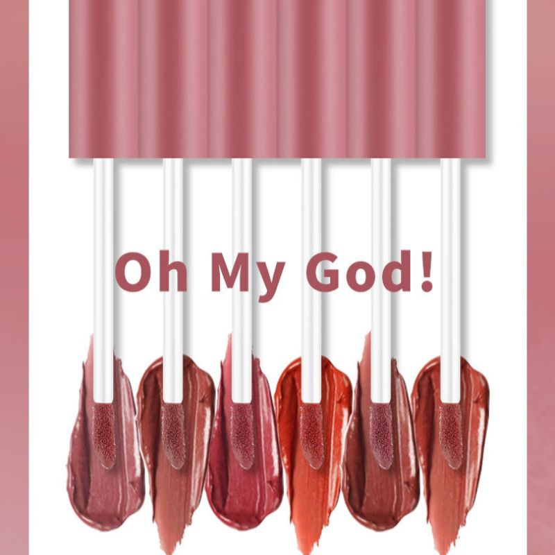 Omg LAMEILA Lip Glaze Matte Premium Colors Lip Gloss Cream Tint Waterproof Original