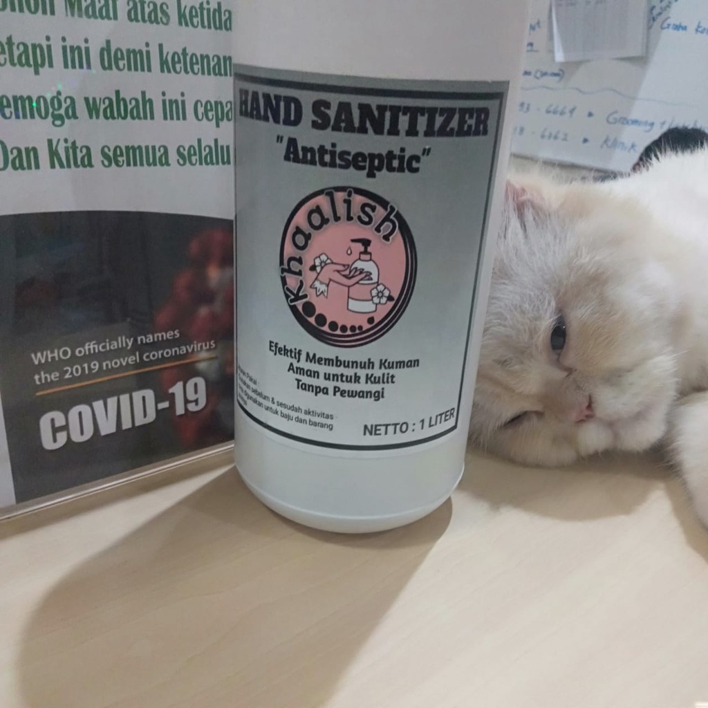 handsanitizer dan desinfektan 1 liter