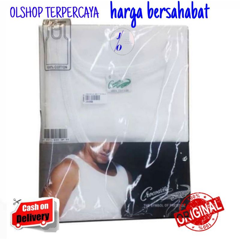 Singlet crocodile pakaian dalam pria singlet putih singlet crocodile 808