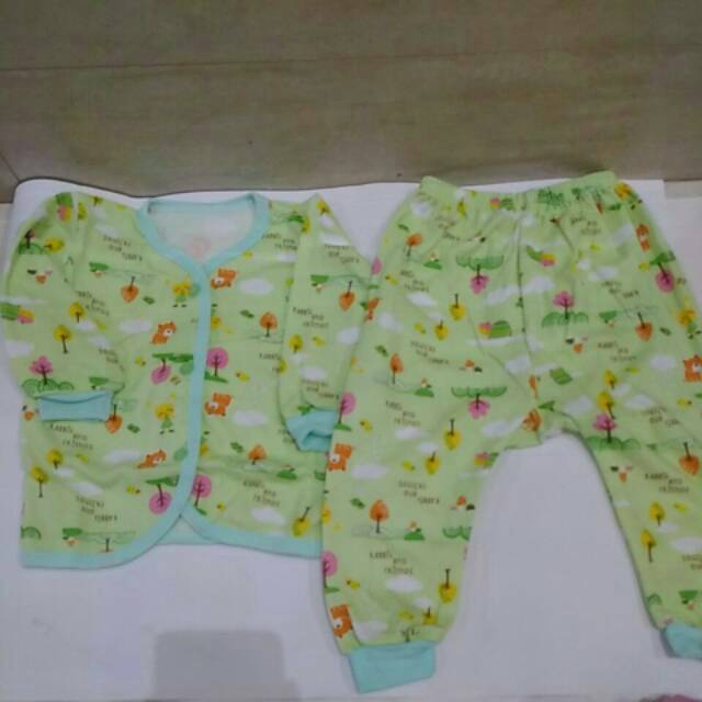 Baju Anak Bayi Setelan Tangan Panjang / Piyama Bayi size L - Momme