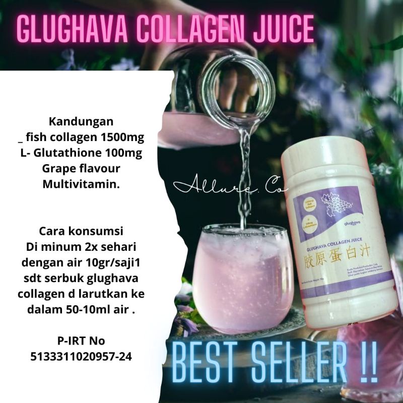 GLUGHAVA COLLAGEN JUICE | MINUMAN KOLAGEN PEMUTIH KULIT