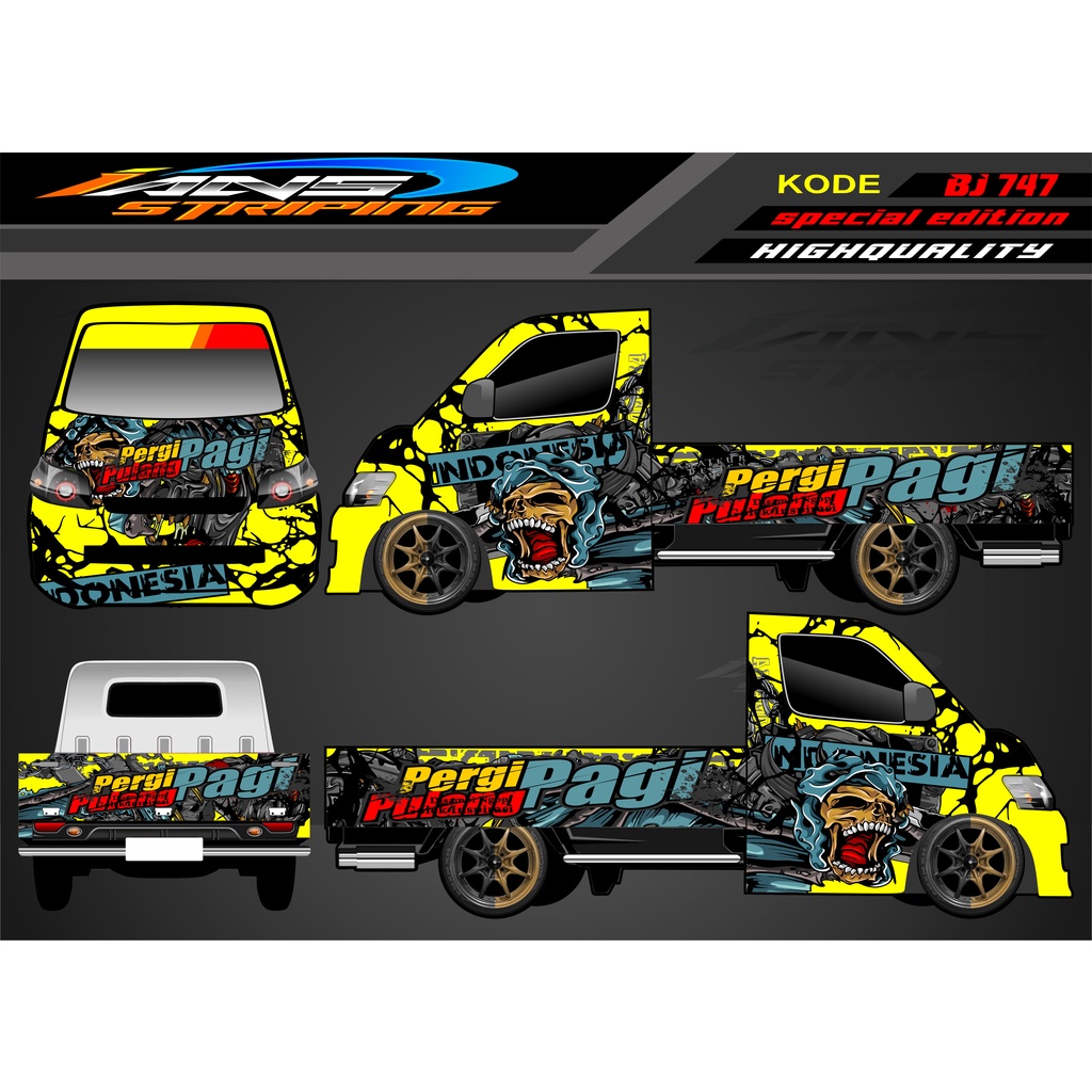 DECAL STICKER MOBIL RANMAX PICK UP, CARRY , L300 / DECAL PICK UP / DECAL GRANMAX / DECAL STICKER MOBIL