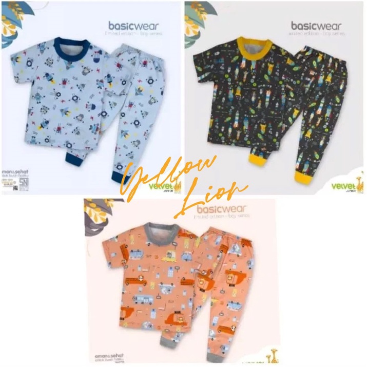 Velvet Junior Baju Lengan Panjang &amp; Celana Panjang (1 Setelan)