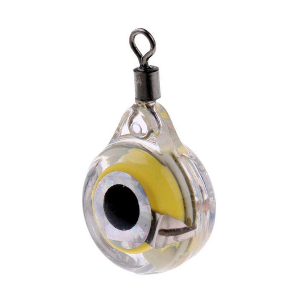 Agustinina Fishing Lure Light Underwater Fishing Accessories Luminous Lure Umpan Pancing Umpan Cumi Lampu Kedip Bentuk Mata Memancing Cahaya