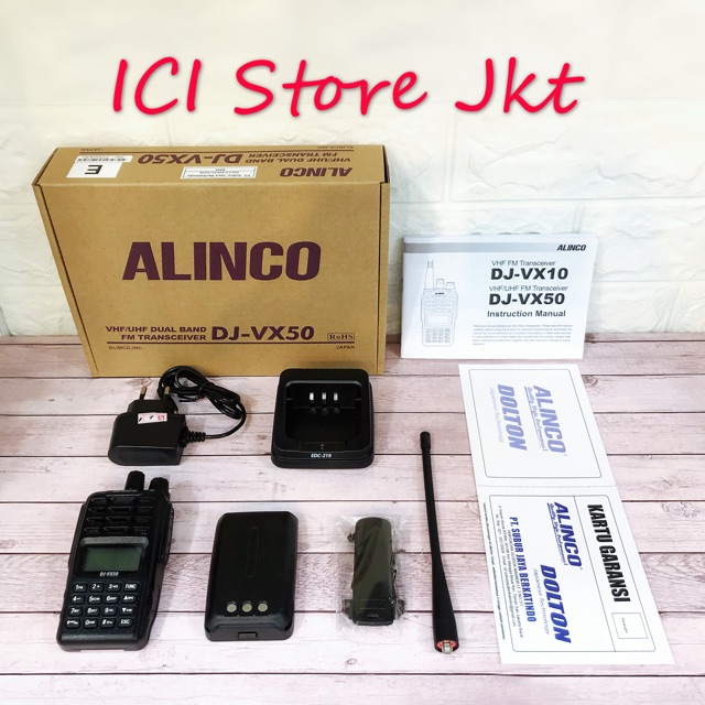 Radio HT Alinco DJVX50 / Original / Garansi Resmi