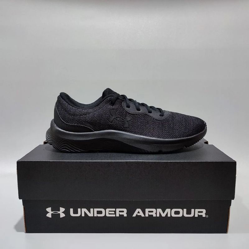 Sepatu Pria Under Armour Mojo 2 Triple Black 100% Original BNIB