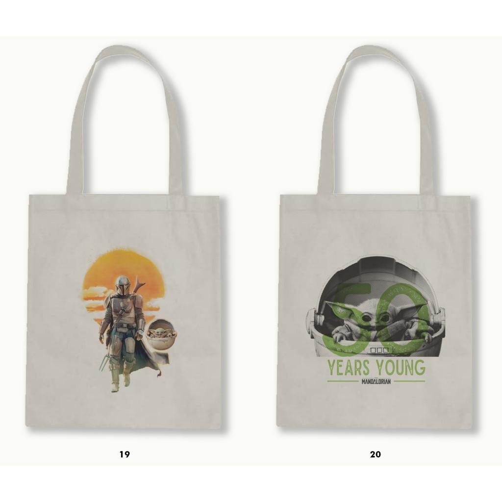 TOTE BAG BLACU 30X40 - THE MANDALORIAN .01