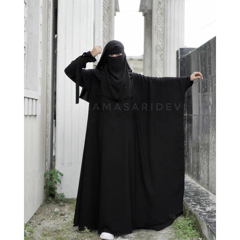 [ABAYA ONLY] ATHELA ABAYA EXO BONANZA PURNAMASARI DEVI DRESS