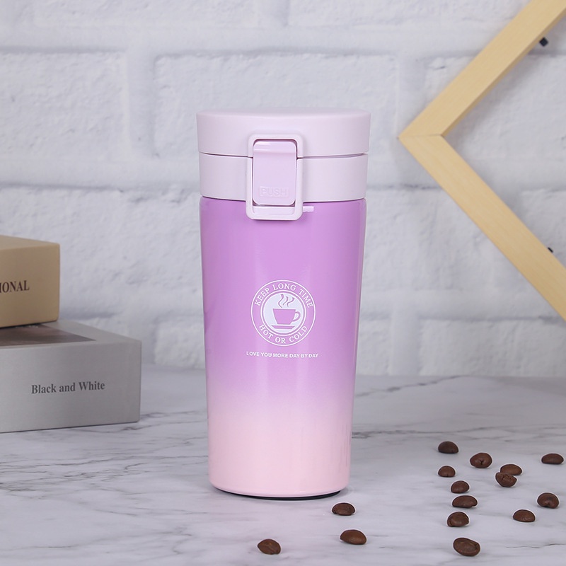 Thermos Coffee Kopi And Tea Cup Termos Mug Stainless Gradasi Tahan Panas/Dingin