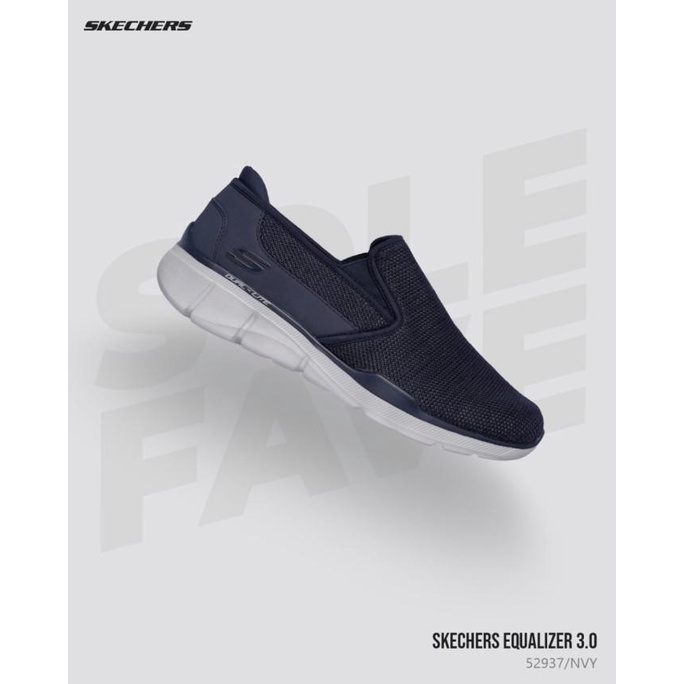 Sepatu Pria Skechers Equalizer 3.0 Bnib Original Resmi 52937/Nvy Talitagusnistoree