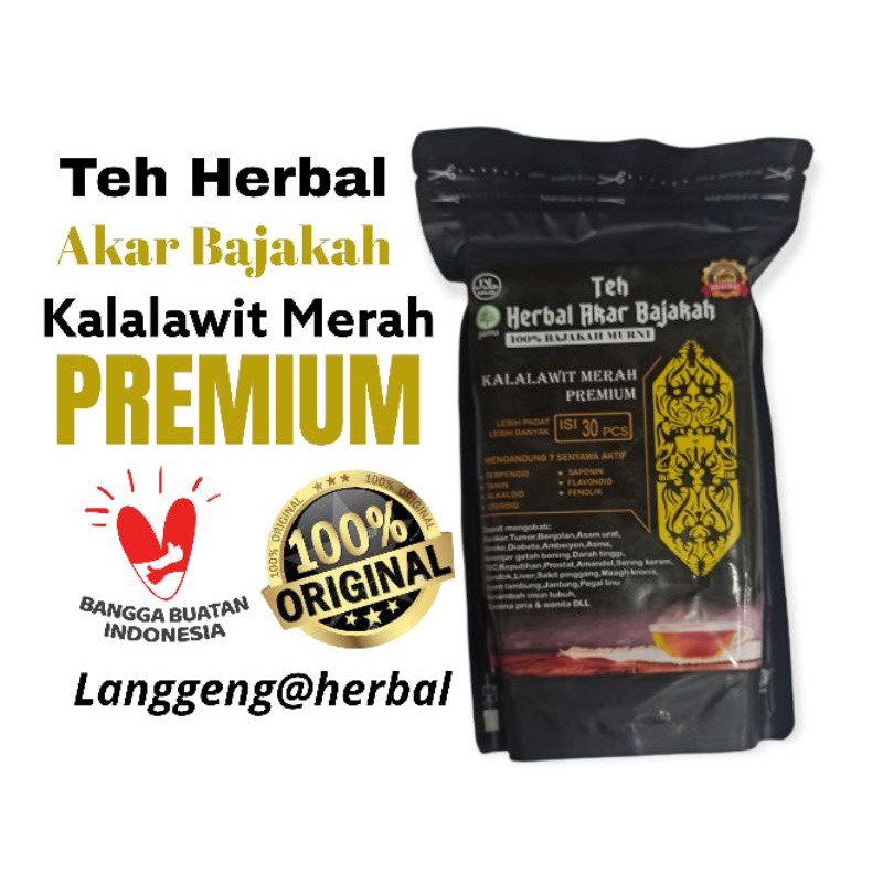 

Teh Akar Bajakah Asli Kalimantan Original Teh Akar Bajakah Kalalawit Merah Super Isi 30 Pcs