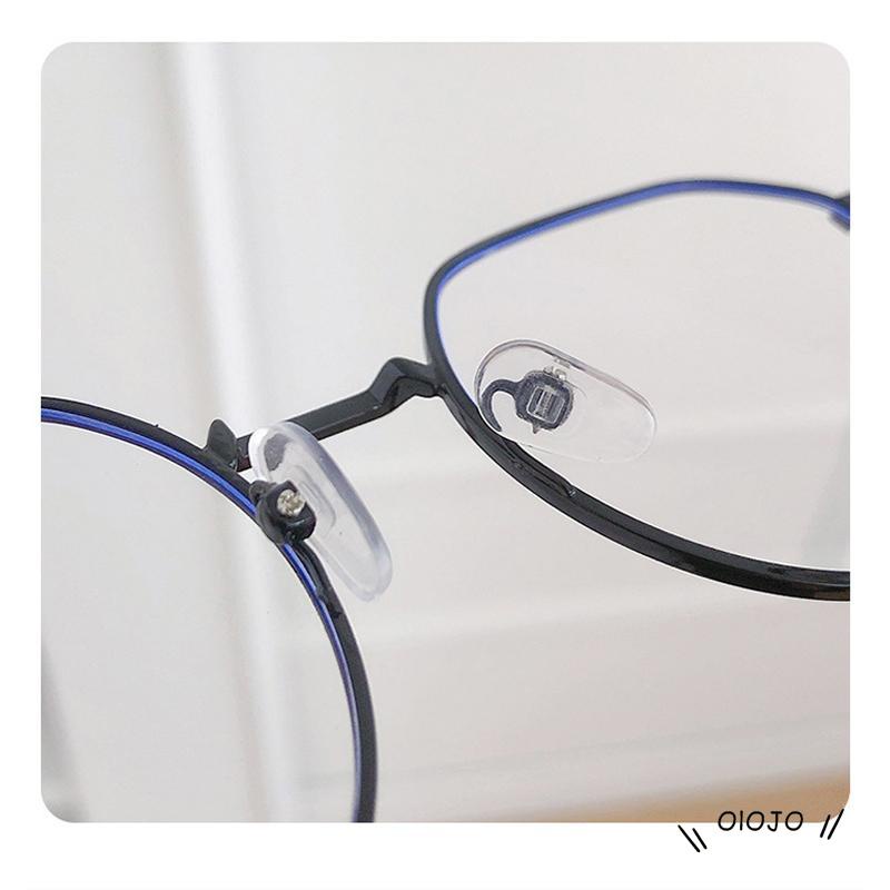 Kacamata Optik Anti blue Light Bahan Metal Gaya Retro Untuk Unisex ol2