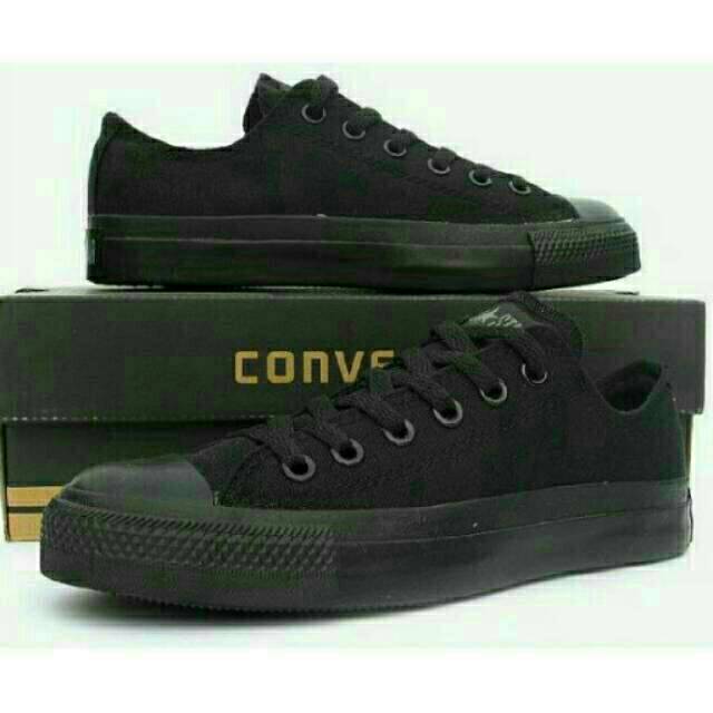 Sepatu converse allstar full black