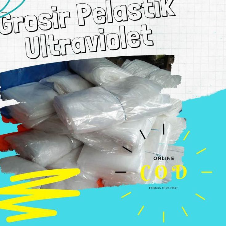 BISA COD Plastik pelastik uv green house 200 micron 7x8 meter