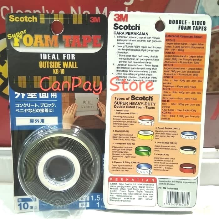 

Spesial Scotch Double Tape Untuk Dinding Luar Doble Tape 3M Terlaris
