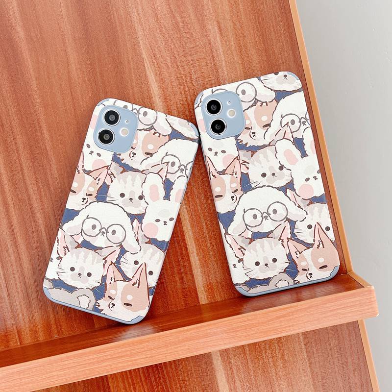 Cute Animals Soft Case OPPO A83 A3S Realme C1 A7 A5S A12 F11 A91 A52 A92 A9 A5 A53 A33 A31 Reno 3 5 6 F9 VIVO V5 V9 Y91C Y93 Y11 Y12i Y12 Y15 Y17 S1 Z1 V20 Y83 Y81 Y50 Y30 Y30i Y20 Y20S Y12S Xiaomi Redmi Note 8 10 Pro iP iPhone 6 6S 7 8 + 12 13 Pro Max