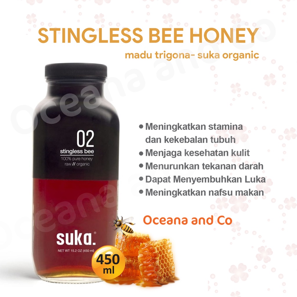 Suka - Stingless Bee Honey / Madu Trigona Stingless Bee (450ml)