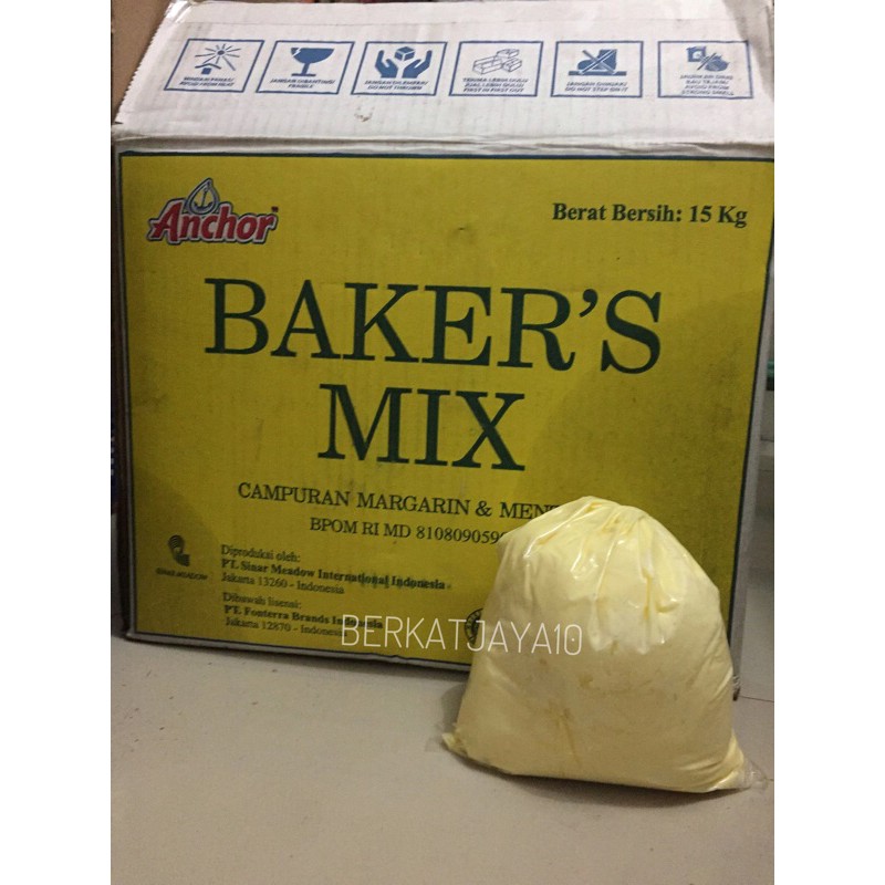 Baker’s Mix Anchor Mentega Margarine 500 Gram