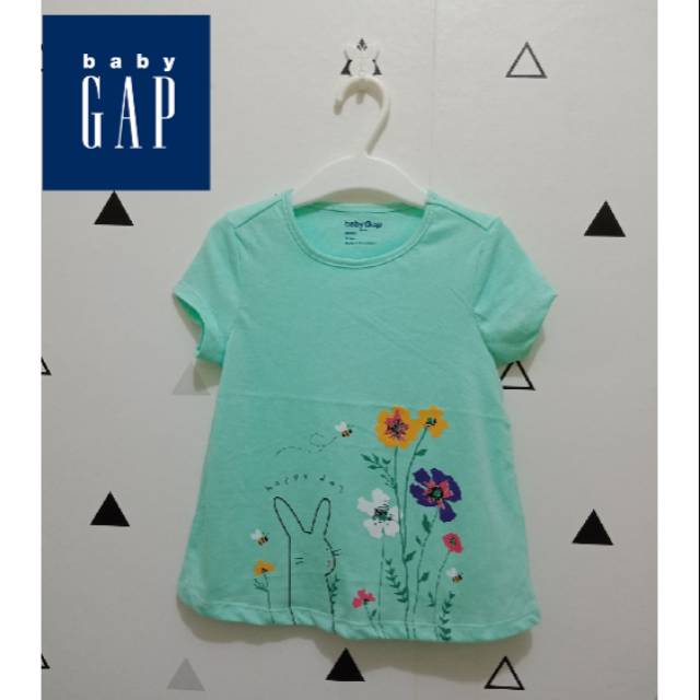 Baby GAP girls tee / kaos baby gap / kaos anak / tunik baby gap