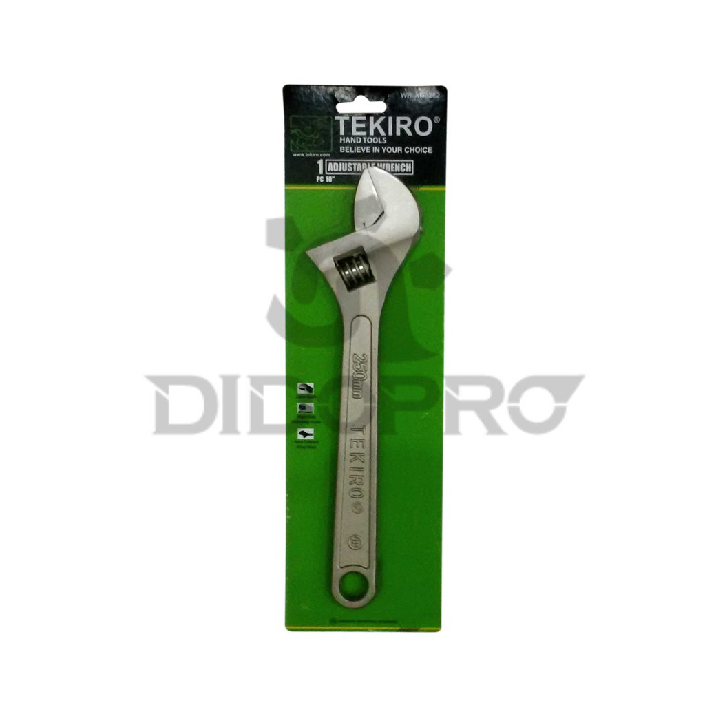 Adjustable Wrench / Kunci Inggris 10&quot; Tekiro 250mm