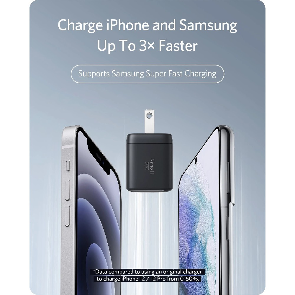 AKN88 - ANKER A2665 - NANO II 30W GaN Charger Single Port USB-C - Charger Mini