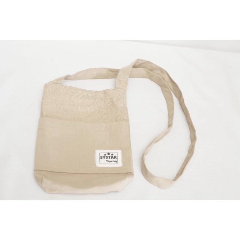 MINI CANVAS BAG - Tas selempang kanvas / Sling Bag canvas