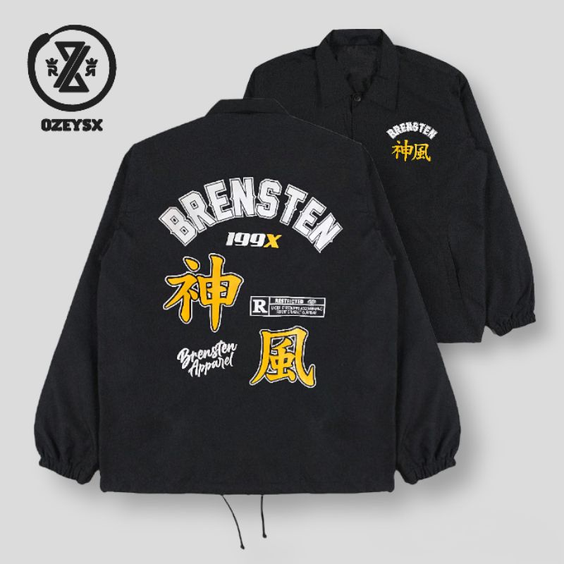 JACKET COACH PARASUT BRENSTEN BISBOL DEWASA KEKINIAN/ COACH PARASUT BISBOL TERBARU MURAH [COD]