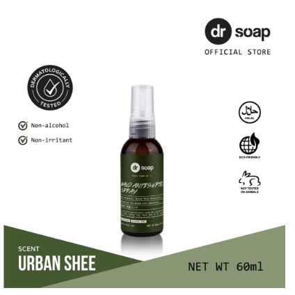 Dr Soap Hand Antiseptic Spray Urban Shee 60ml