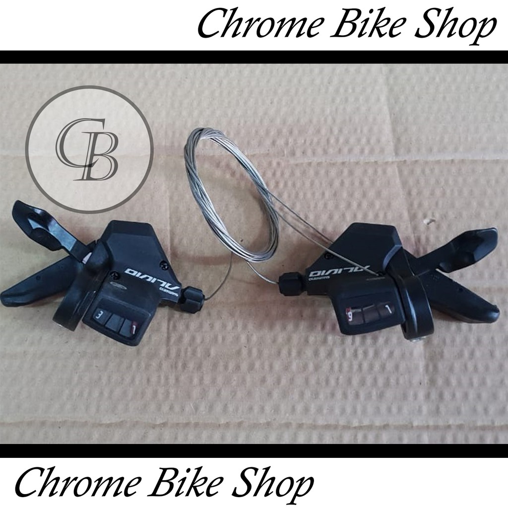 Shifter 9 Speed Sepeda Shimano Alivio M430 Murah Ori Original