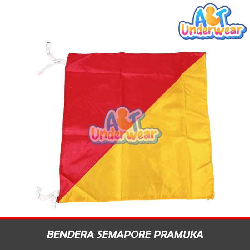 AT360-Bendera Semapor Pramuka/Bendera semapur/Bendera Merah Kuning