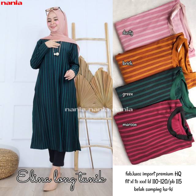 ELINA LONG TUNIK promo termurah
