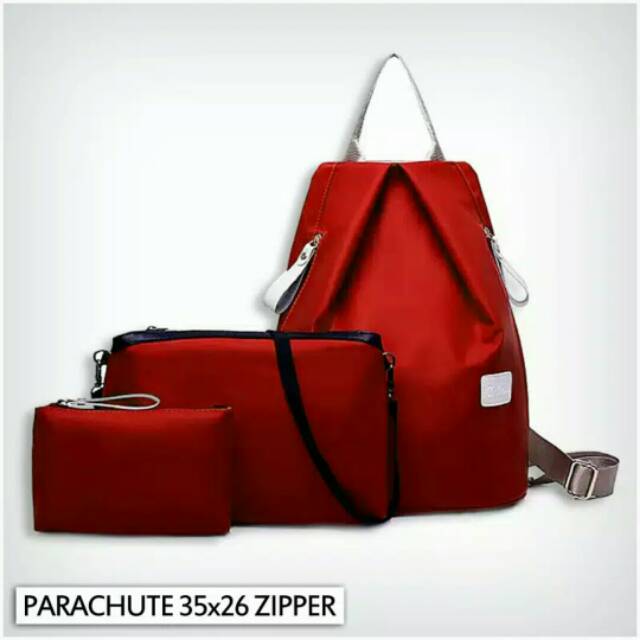 TAS IMPORT HQ #6500 3IN1 - RANSEL BATAM - RANSEL 3IN1 PARASUT - RANSEL SERUT - RANSEL