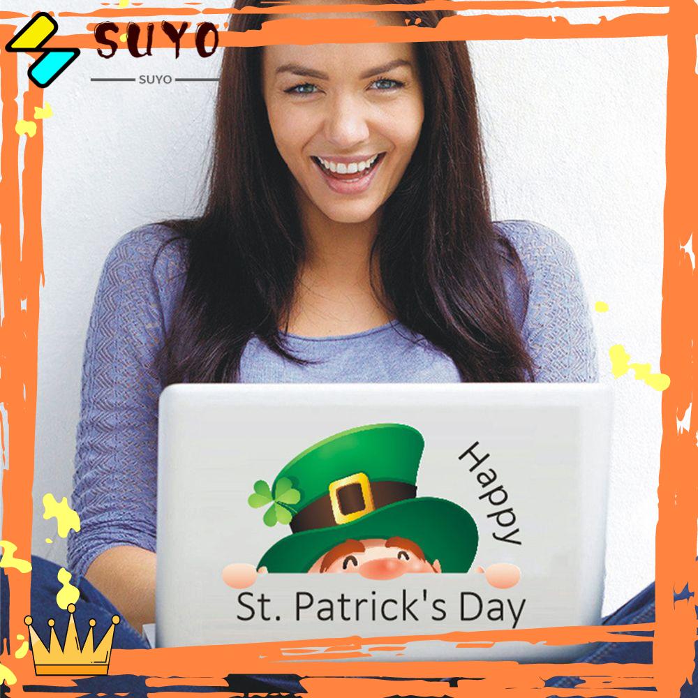 Suyo Stiker Dinding Dengan Bahan Mudah Dilepas Dan Gambar Motif Untuk Dekorasi Rumah Stiker Motif Patrick 's Day Ireland Untuk Kaca Mobil