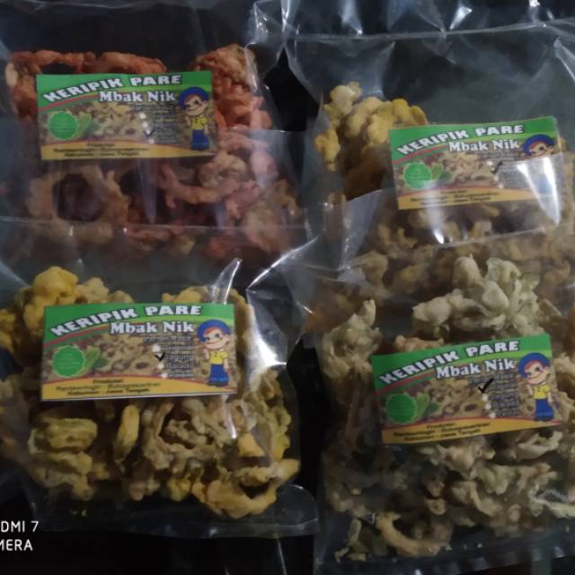 

Keripik pare Varian rasa