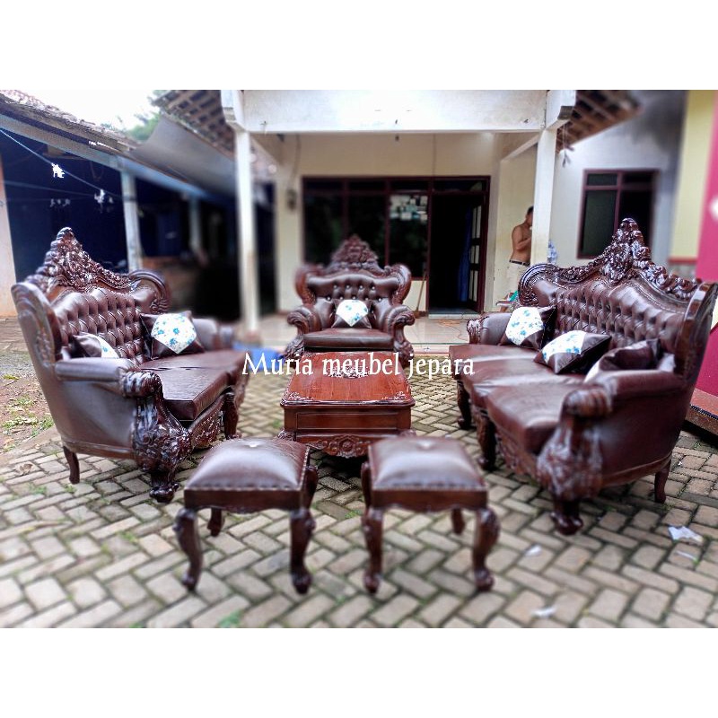 kursi jati romawi jepara